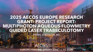 2025 AECOS EUROPE RESEARCH GRANT- PROJECT REPORT- Multiphoton Aqueous Flowmetry Guided Laser Trabeculotomy.mp4